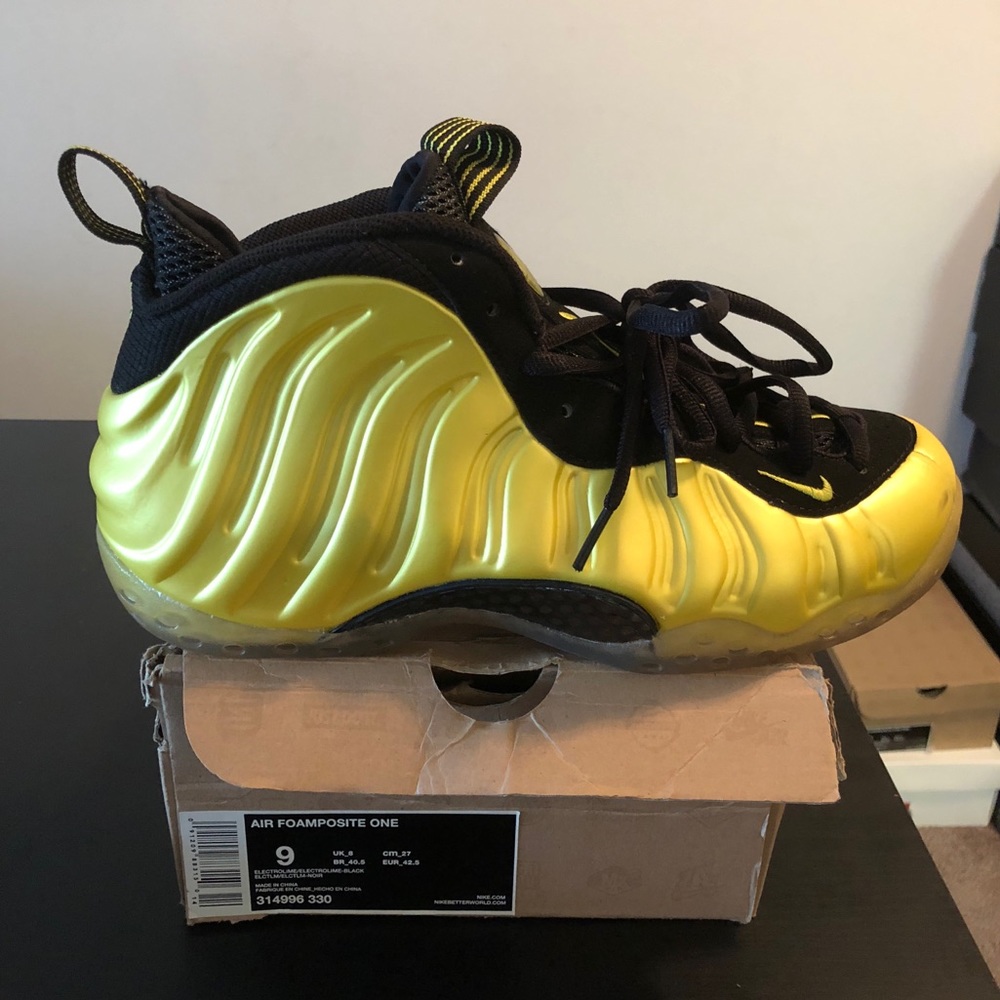 AIR FOAMPOSITE ONE "ELECTROLIME"